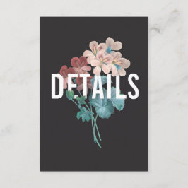 ボタニックエンブレイス結婚ズ詳細カード エンクロージャーカード