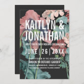 ボタニックエンブレイス結婚式招待状 招待状 (正面/裏面)