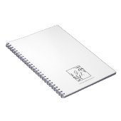 ボタニッククレスト | タイムレスモノグラムジャーナル ノートブック (右側)