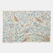 ボタニックフクロウとベリー キッチンタオル (横)