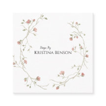 ボタニックボホフェザービジネスカード白黒