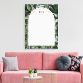 ボタニッスタイリッシュクの結婚ゲストブックの代替 キャンバスプリント (インサイチュ (リビング))