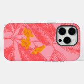 ボタニッスタイリッシュクフローラガーデンピンクレッド Case-Mate iPhoneケース (裏面 (横))