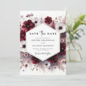 ボタニッスタイリッシュク・ブルゴーニュ結婚ーズ セーブザデート (スタンド正面)