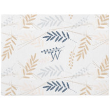 ボタニッパーソナライズされたクモダン・ブルー・グレイ、金ゴールド