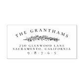 ボタニッフォーマルクブランチファミリーネーム差出人住所 セルフインキングスタンプ (デザイン)