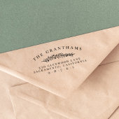 ボタニッフォーマルクブランチファミリーネーム差出人住所 セルフインキングスタンプ