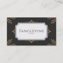 ボタニッフォーマルク青銅とブラッククラシック 名刺