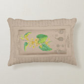 ボタニッフランスのクイラストレーション アクセントクッション (正面)