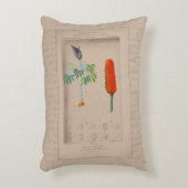 ボタニッフランスのクイラストレーション アクセントクッション (正面(垂直))