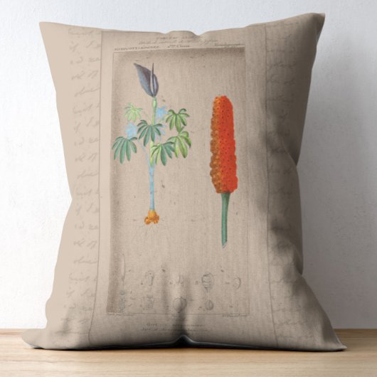 ボタニッフランスのクイラストレーション アクセントクッション