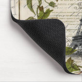 ボタニッフランスのク葉パリエッフェル塔 マウスパッド (コーナー)