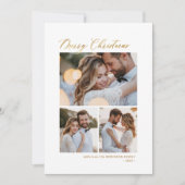 ボタニッミニマルクの台本3数々の写真クリスマス シーズンカード (正面)