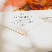 ボタニッミニマルクファミリー名&差出人住所 ラバースタンプ