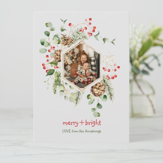 ボタニッメリークと明るい赤い果実の水色 シーズンカード (スタンド正面)