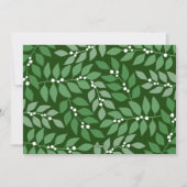 ボタニッモダンクのメリークリスマス写真 – オリーブ シーズンカード (裏面)