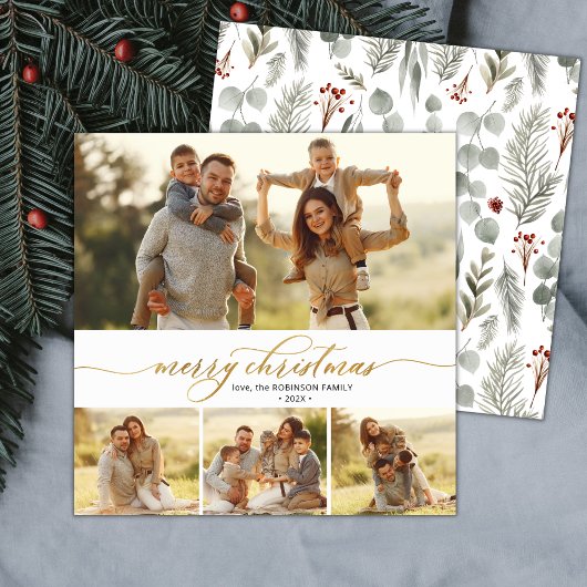 ボタニッモダンクの台本4写真数々のクリスマス シーズンカード