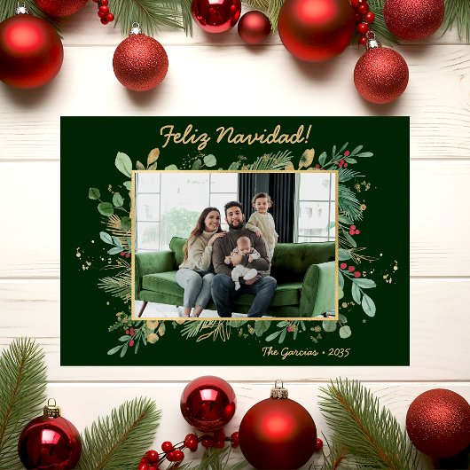 ボタニッモダンクの緑の写真フェリーズ・ナヴィダッド シーズンカード