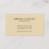 ボタニッモダンクウォーターカラーグリーンプロフェッショナル 名刺 (裏面)