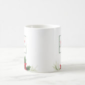 ボタニッモダンクウォーターカラーモノグラムホリデーズ コーヒーマグカップ (中央)