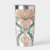 ボタニッモダンクエレガントフローラダマスク 保温保冷タンブラー (右面)