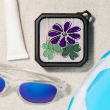 ボタニッモダンクパープルフラワードードルスタイル