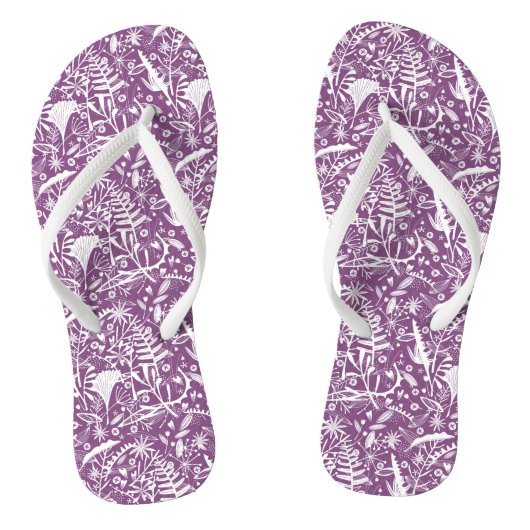 ボタニッモダンクパープル ビーチサンダル (ソール)