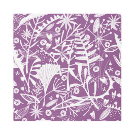 ボタニッモダンクパープル メタルプリント