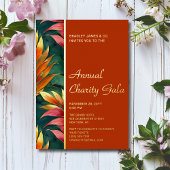 ボタニッモダンクフローラチャリティーイベントガラパーティー 箔招待状