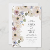 ボタニッモダンクフローラボホ結婚ズ 招待状 (正面)