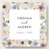 ボタニッモダンクフローラ結婚コースター コースター (正面)