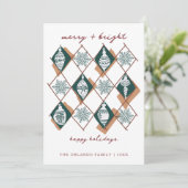 ボタニッモダンクメリーと明るい緑の非写真 シーズンカード (スタンド正面)