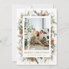 ボタニッモダンク写真枠メリークリスマス シーズンカード