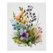 ボタニッモダンク植物葉キャンバスのウォールアート