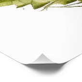 ボタニッモダンク植物葉キャンバスのウォールアート ポスター (コーナー)