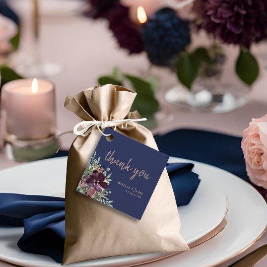 ボタニッモダンク海軍バラ金ゴールド結婚ズ・サンキュー フェイバータグ