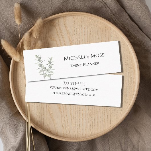 ボタニッモダンク緑化シンプルフローラ スキニー名刺