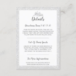 ボタニッモダンク・リーフ・シルバー・詳細/アクセス情報 エンクロージャーカード