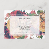 ボタニッモダンクBOHOウェディングレセプション エンクロージャーカード (正面)