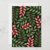 ボタニッモダンルコーラルブラックグリーン – 3写真 シーズンカード (裏面)