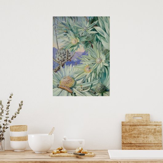 ボタニッ王室のクガーデンバイマリアンヌノース ポスター (キッチン)