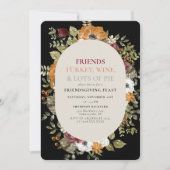 ボタニッ素朴クの友達夕食の饗宴パーティー 招待状 (正面)