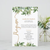 ボタニッ素朴クグリーンと金ゴールドの結婚葉 (スタンド正面)