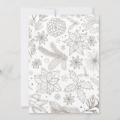 ボタニッ素朴クサークル写真メリークリスマスカード (裏面)