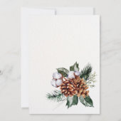 ボタニッ素朴クボホクリスマスパーティー 招待状 (裏面)