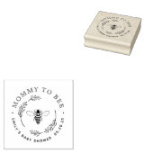 ボタニッ素朴クリースママへビーベイビーシャワー ラバースタンプ (押印)