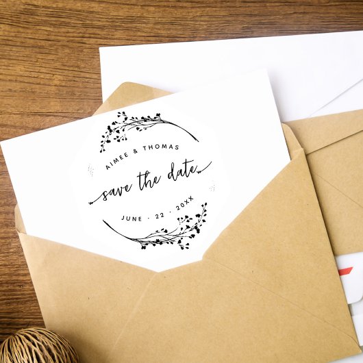 ボタニッ素朴クリース日付を保存結婚する ラバースタンプ