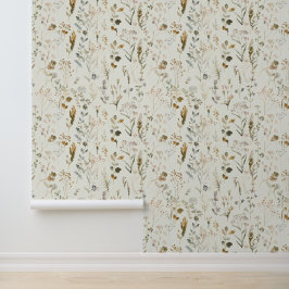 ボタニッ素朴クワイルドフラワーコテージ 壁紙