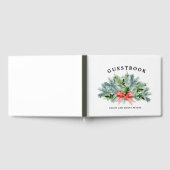 ボタニッ素朴ク冬季結婚式 ゲストブック (全面)