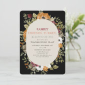 ボタニッ素朴ク感謝祭ディナー饗宴パーティー 招待状 (スタンド正面)
